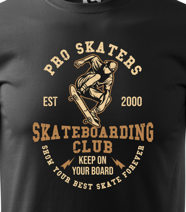Tricou, idee de cadou, pentru pasionatii de skateboard, Pro Skaters Club [2]