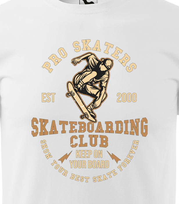 Tricou, idee de cadou, pentru pasionatii de skateboard, Pro Skaters Club [2]