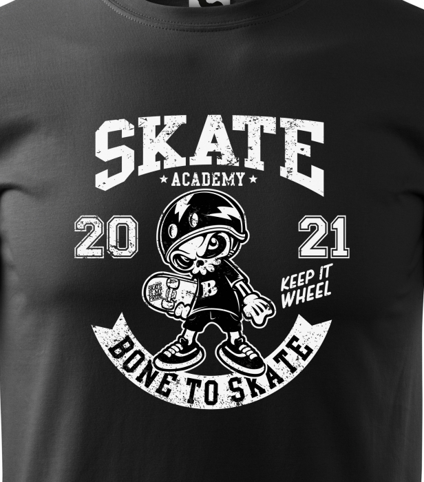 Tricou, idee de cadou, pentru pasionatii de skateboard, Skate Academy [2]
