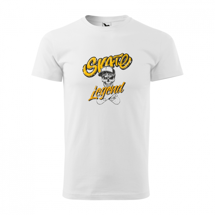 Tricou, idee de cadou, pentru pasionatii de skateboard, Skate Legend Skull [1]
