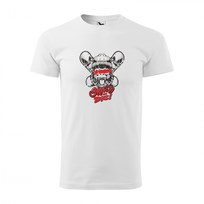 Tricou, idee de cadou, pentru pasionatii de skateboard, Skate Monkey [1]