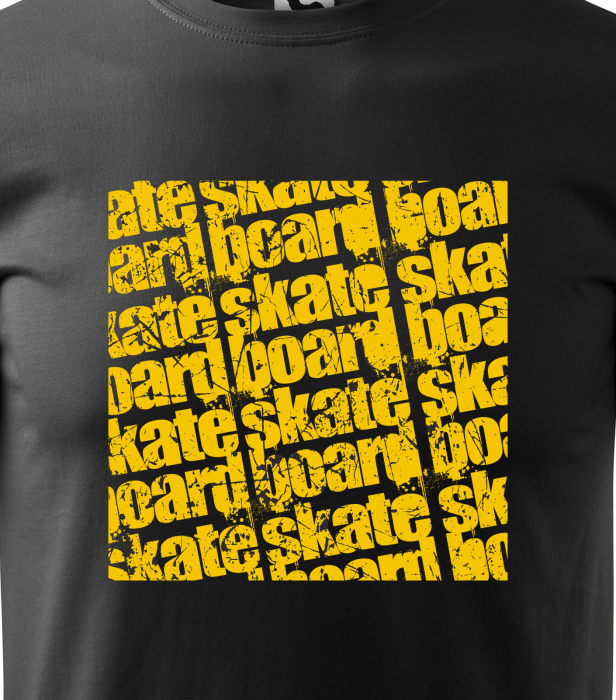 Tricou, idee de cadou, pentru pasionatii de skateboard, Skate Square [2]