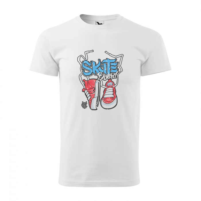 Tricou, idee de cadou, pentru pasionatii de skateboard, Skateboard and Sneakers [1]
