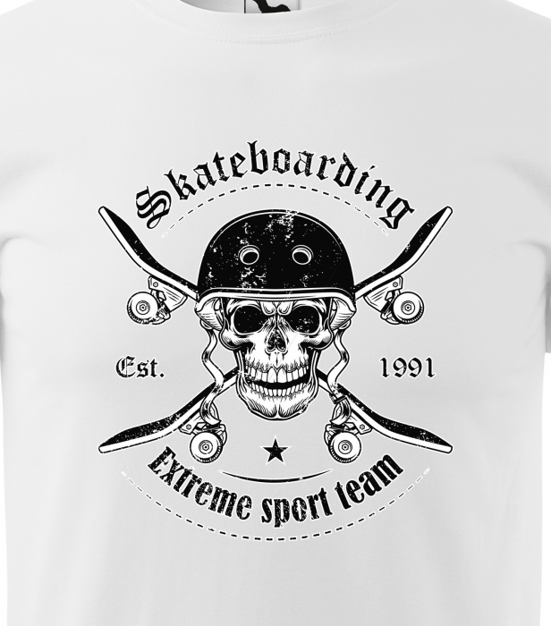 Tricou, idee de cadou, pentru pasionatii de skateboard, Skateboarding Extreme Sport Team [2]
