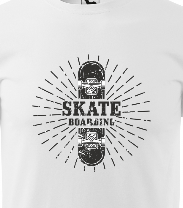 Tricou, idee de cadou, pentru pasionatii de skateboard, Skateboarding Star [2]