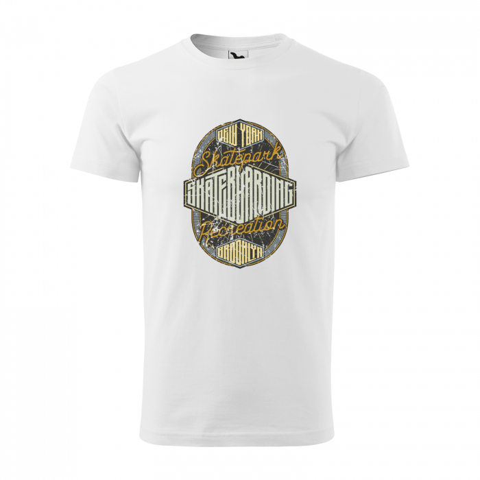 Tricou, idee de cadou, pentru pasionatii de skateboard, SkatePark New York [1]