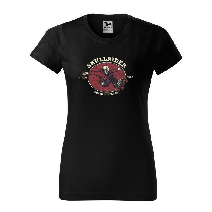 Tricou, idee de cadou, pentru pasionatii de skateboard, Skull Rider [1]