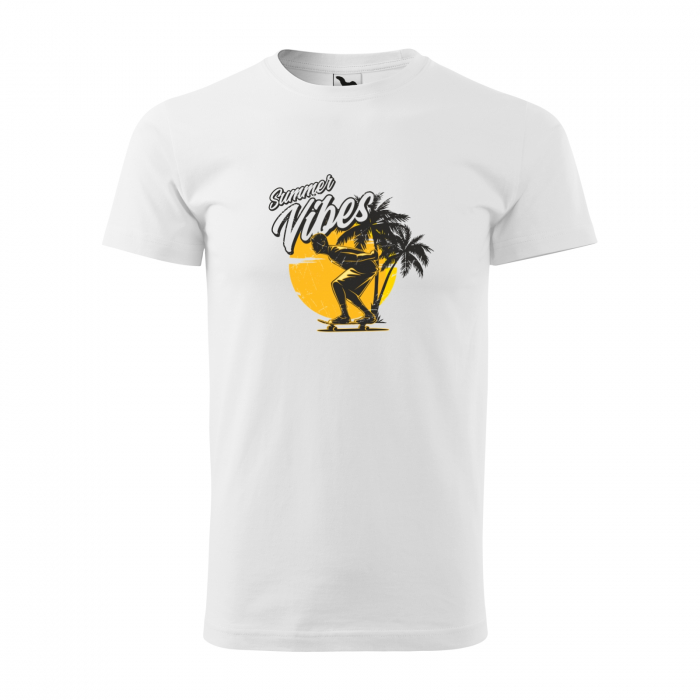 Tricou, idee de cadou, pentru pasionatii de skateboard, Summer Vibes [1]