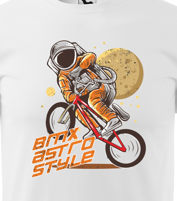Tricou pentru biciclisti BMX, idee de cadou, BMX AstroStyle [2]