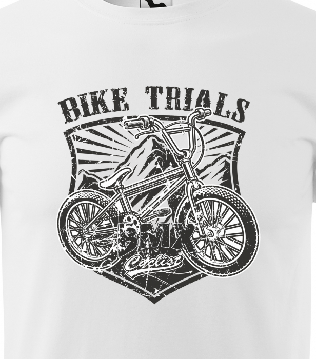 Tricou pentru biciclisti BMX, idee de cadou, BMX Cyclist Trials [2]