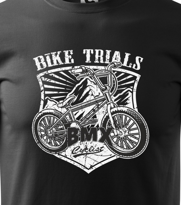Tricou pentru biciclisti BMX, idee de cadou, BMX Cyclist Trials [2]
