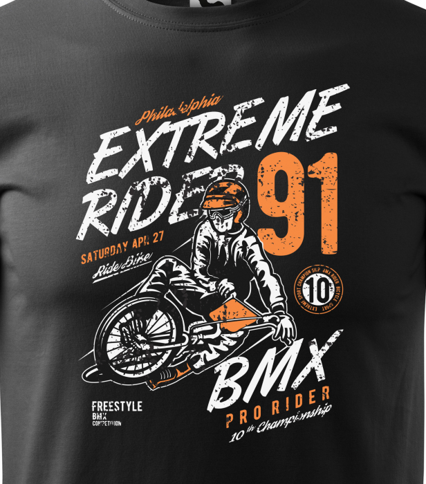 Tricou pentru biciclisti BMX, idee de cadou, BMX Extreme Pro Rider [2]