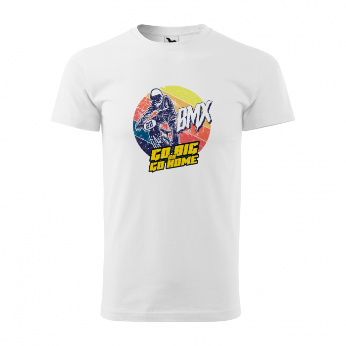 Tricou pentru biciclisti BMX, idee de cadou, BMX Go Big or Go Home [1]