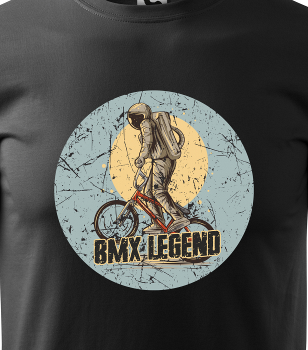 Tricou pentru biciclisti BMX, idee de cadou, BMX Moon Legend [2]