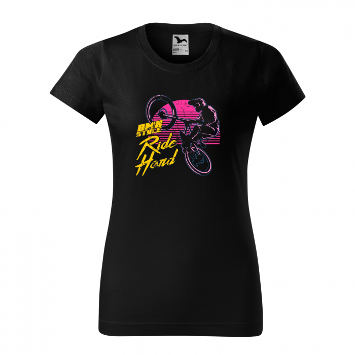 Tricou pentru biciclisti BMX, idee de cadou, BMX Style Ride Hard [1]