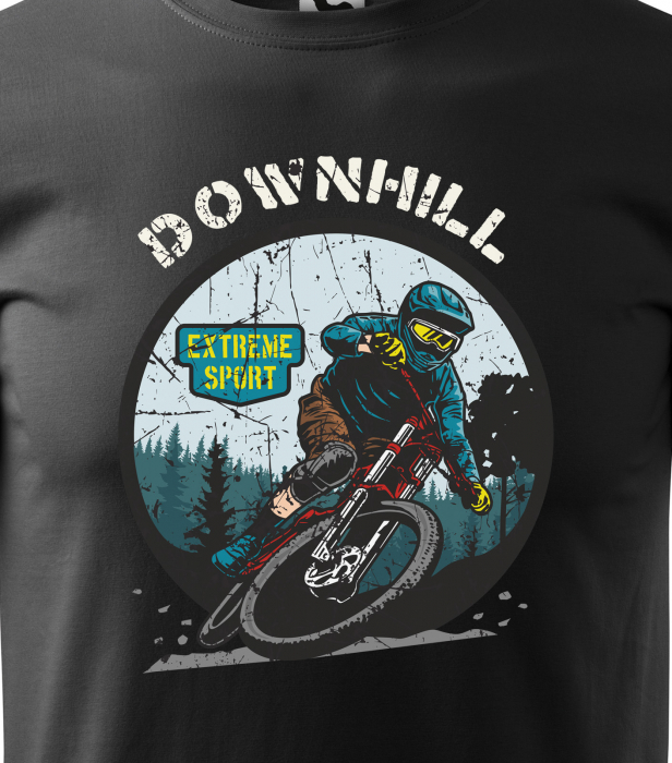 Tricou pentru biciclisti de downhill, idee de cadou, Downhill Extreme Sport [2]