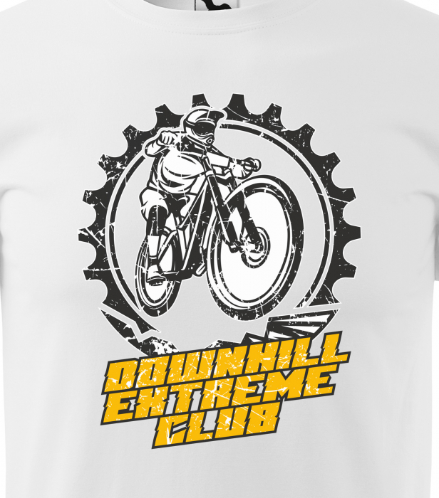 Tricou pentru biciclisti de downhill, idee de cadou, Extreme Club Downhill [2]