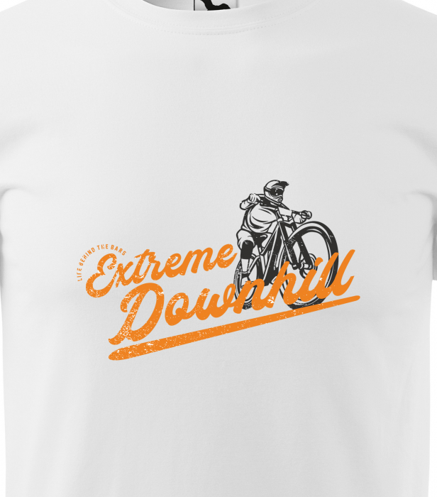 Tricou pentru biciclisti de downhill, idee de cadou, Life Behind Extreme Downhill [2]