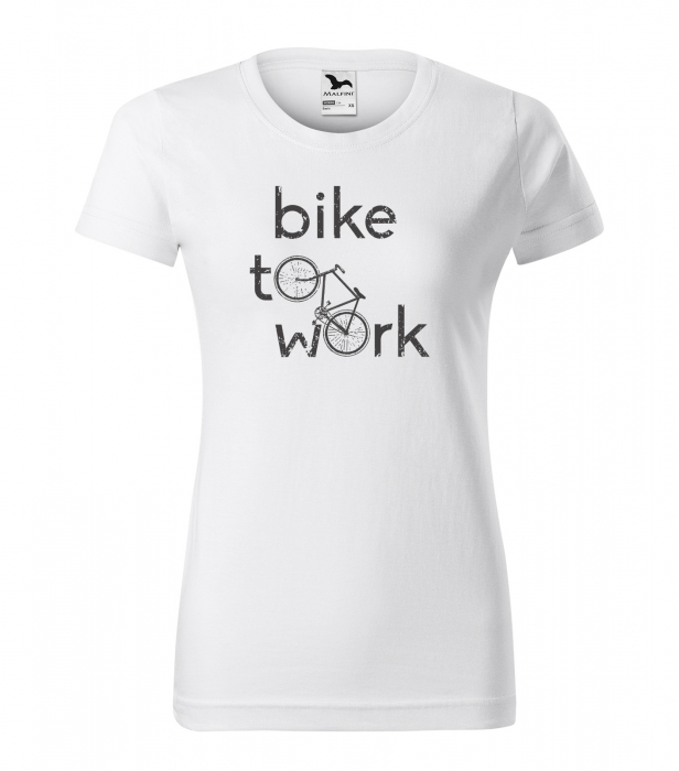 Tricou pentru biciclisti, idee de cadou, Bike to Work [1]