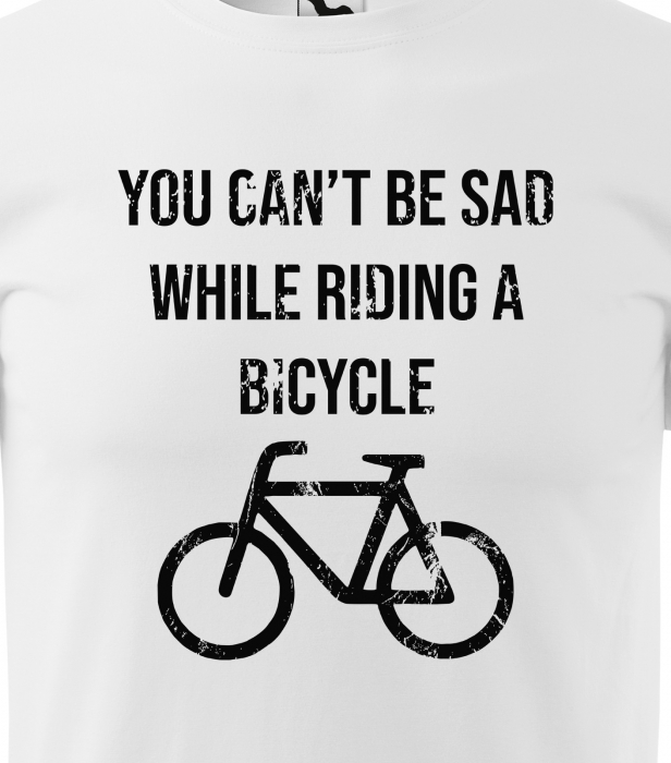 Tricou pentru biciclisti, idee de cadou, Cant be Sad [2]