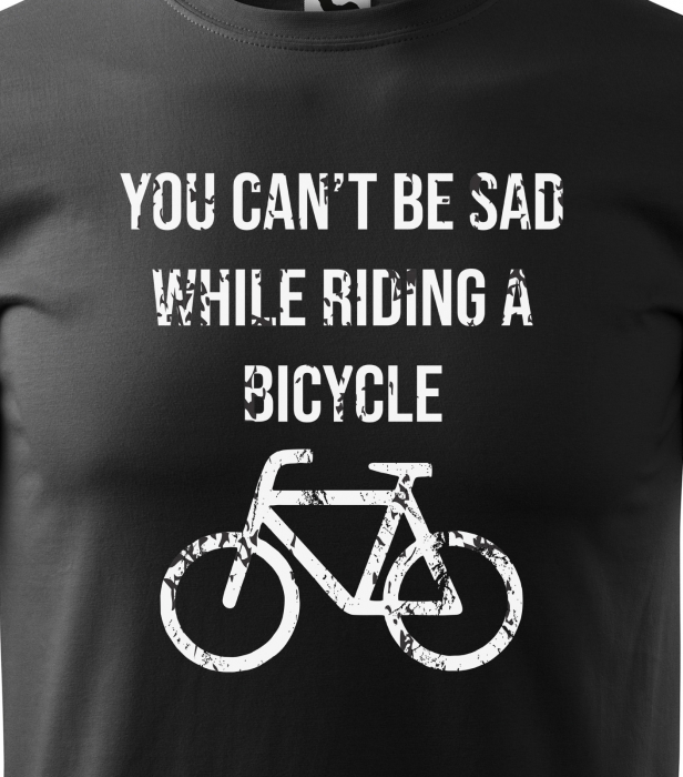 Tricou pentru biciclisti, idee de cadou, Cant be Sad [2]