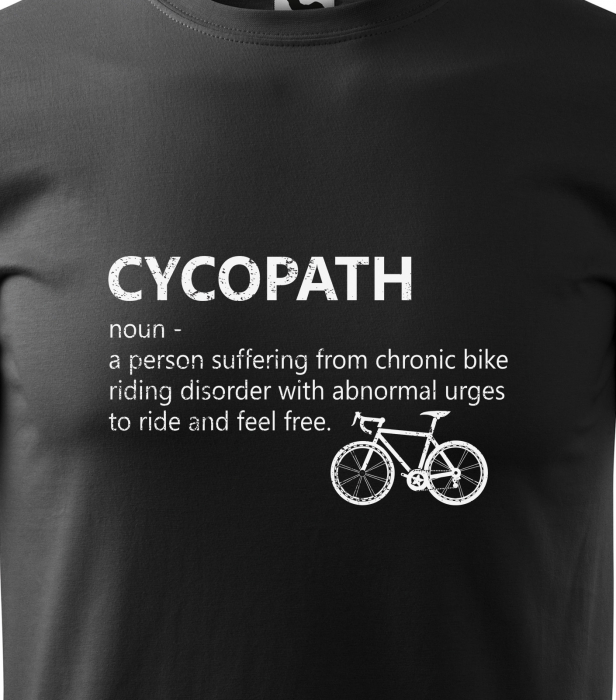 Tricou pentru biciclisti, idee de cadou, Cycopath Definition [2]