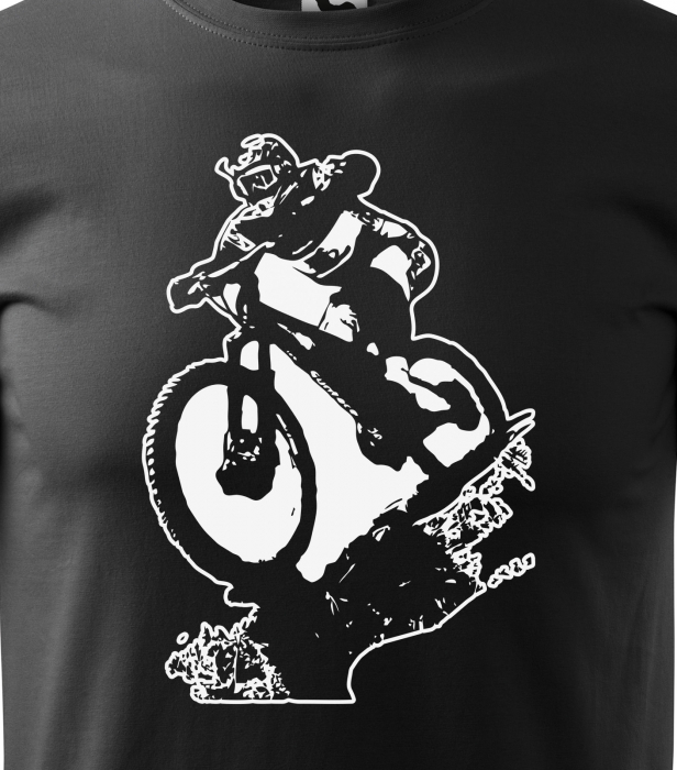 Tricou pentru biciclisti, idee de cadou, Downhill Biker [2]