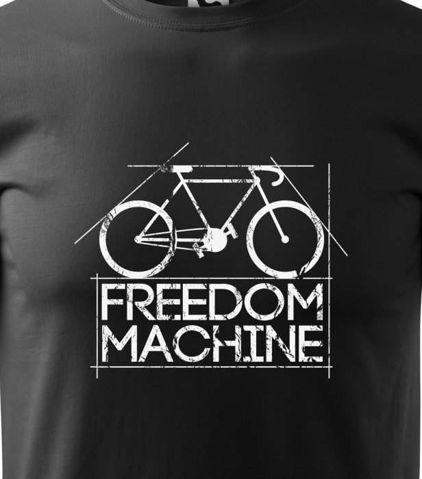 Tricou pentru biciclisti, idee de cadou, Freedom Machine [2]