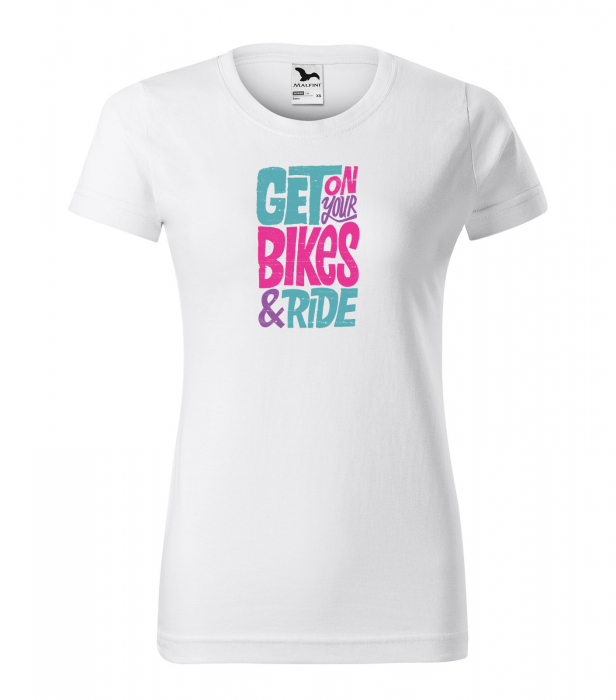 Tricou pentru biciclisti, idee de cadou, Get on Your Bikes [1]