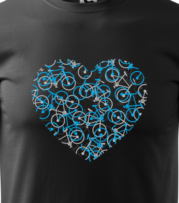 Tricou pentru biciclisti, idee de cadou, Heart Bike [2]