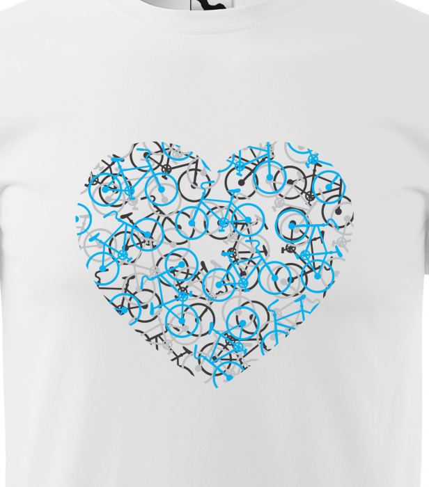 Tricou pentru biciclisti, idee de cadou, Heart Bike [2]