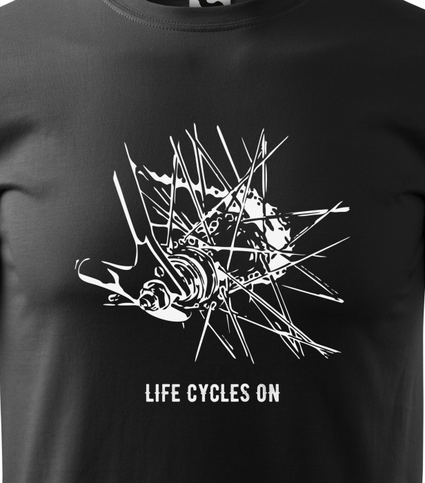 Tricou pentru biciclisti, idee de cadou, Life Cycles On [2]