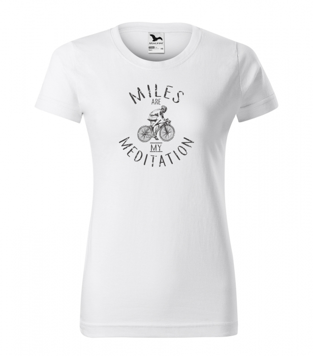 Tricou pentru biciclisti, idee de cadou, Miles Meditation [1]
