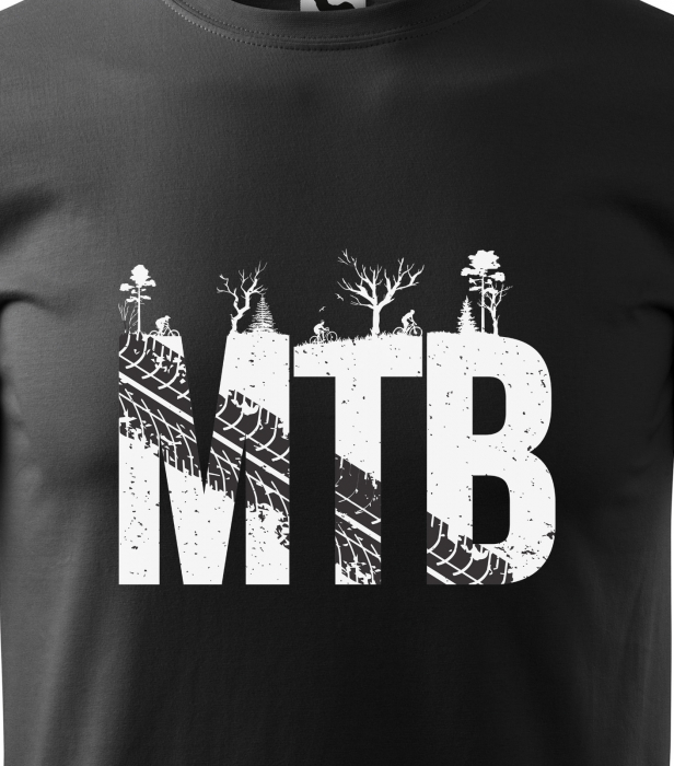 Tricou pentru biciclisti, idee de cadou, MTB the Nature [2]