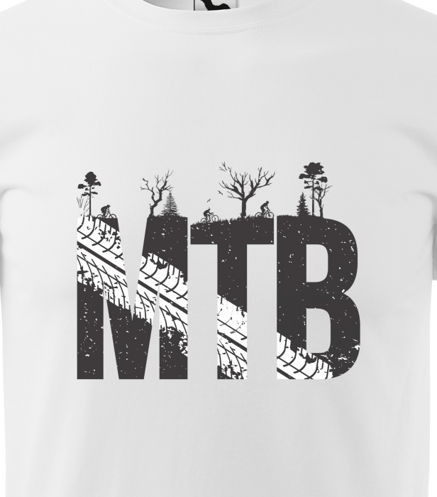 Tricou pentru biciclisti, idee de cadou, MTB the Nature [2]