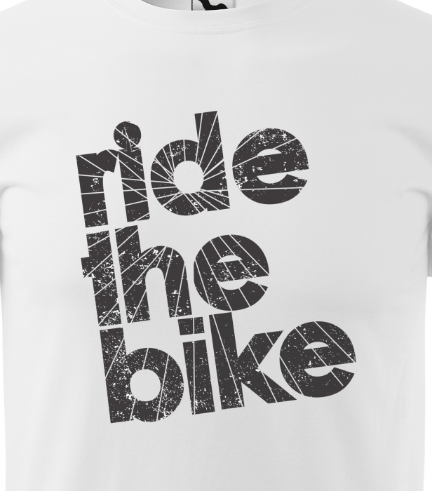 Tricou pentru biciclisti, idee de cadou, Ride the Bike [2]