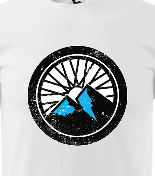 Tricou pentru biciclisti, idee de cadou, Ride the Mountains [2]