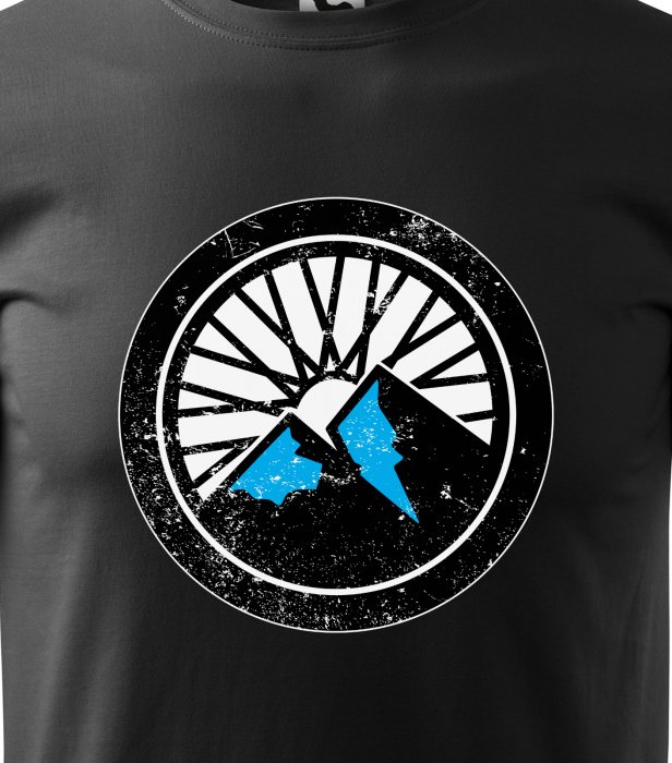 Tricou pentru biciclisti, idee de cadou, Ride the Mountains [2]