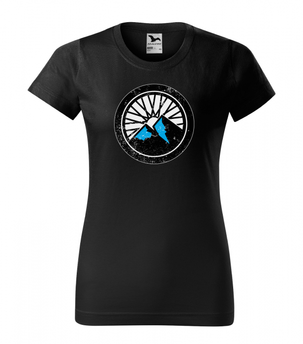 Tricou pentru biciclisti, idee de cadou, Ride the Mountains [1]