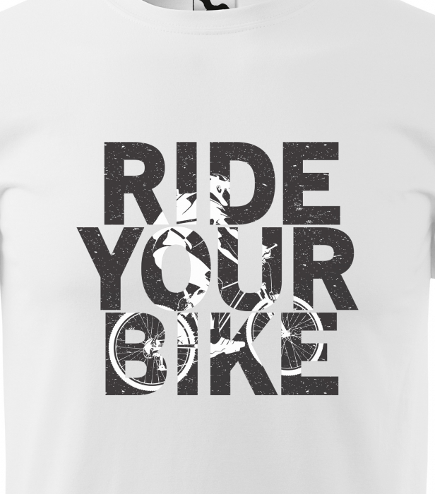 Tricou pentru biciclisti, idee de cadou, Ride Your Bike [2]