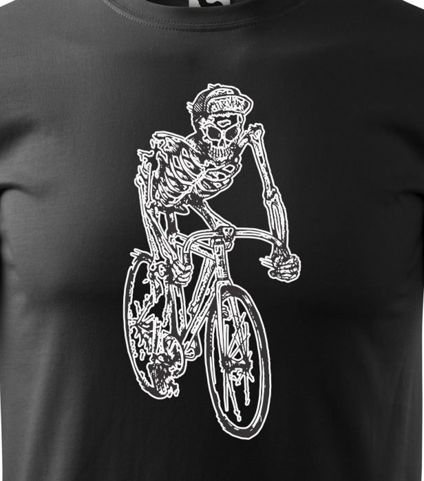 Tricou pentru biciclisti, idee de cadou, Skeleton Biker [2]