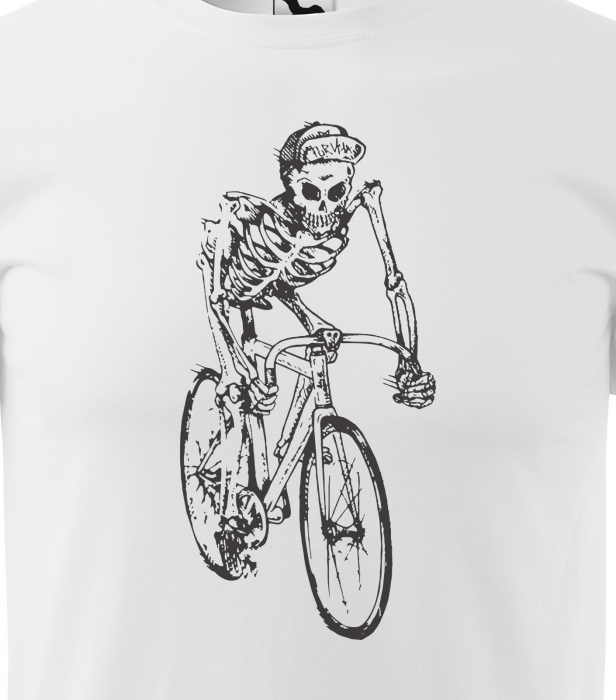 Tricou pentru biciclisti, idee de cadou, Skeleton Biker [2]