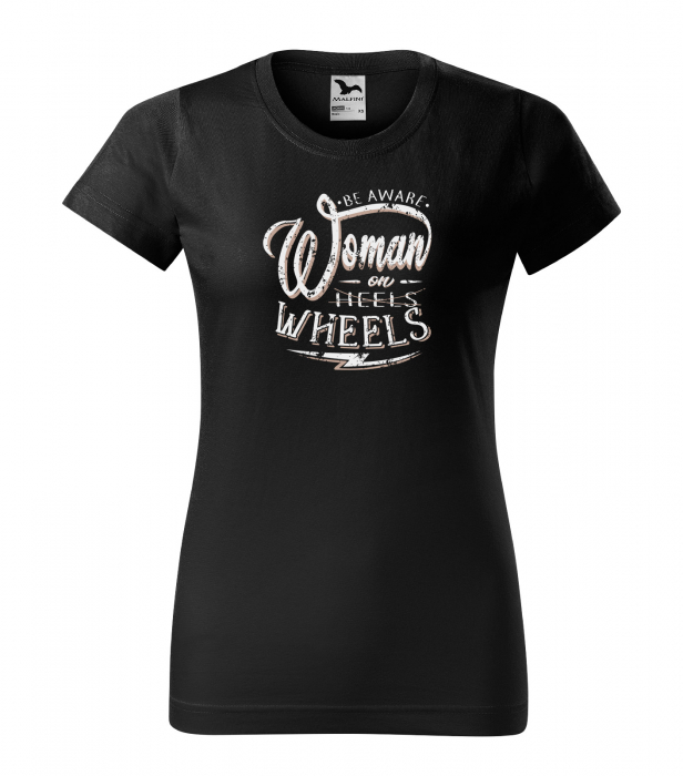 Tricou pentru biciclisti, idee de cadou, Woman on Wheels [1]