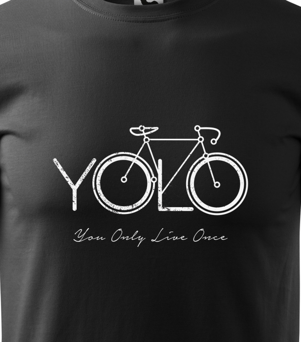 Tricou pentru biciclisti, idee de cadou, YOLO [2]