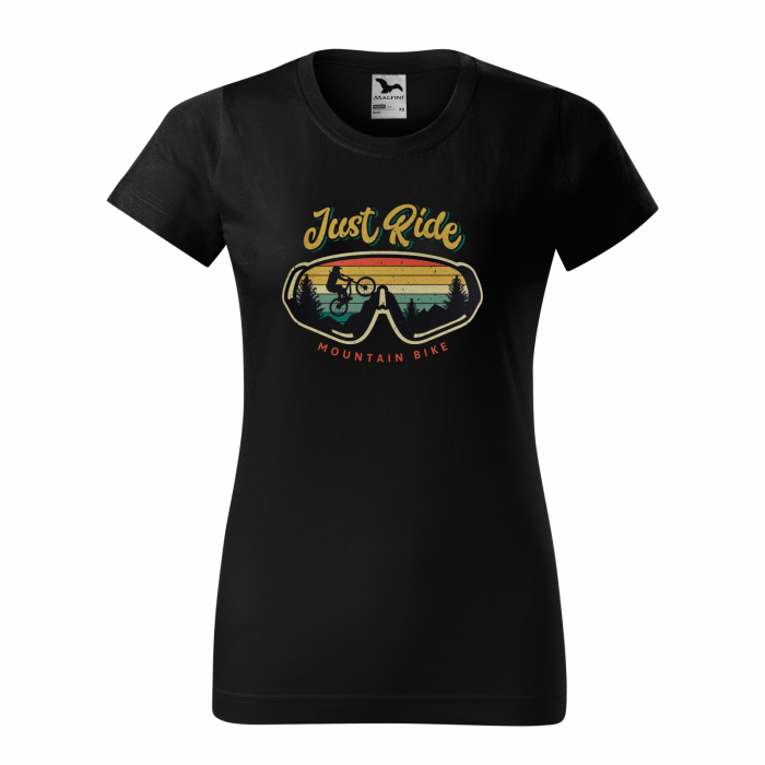 Tricou pentru biciclisti MTB, idee de cadou, Just Ride the Mountain [1]