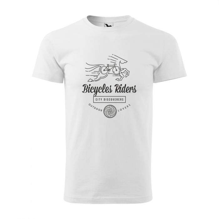 Tricou pentru biciclisti pasionati, idee de cadou, Bicycles Riders City Discoverers [1]