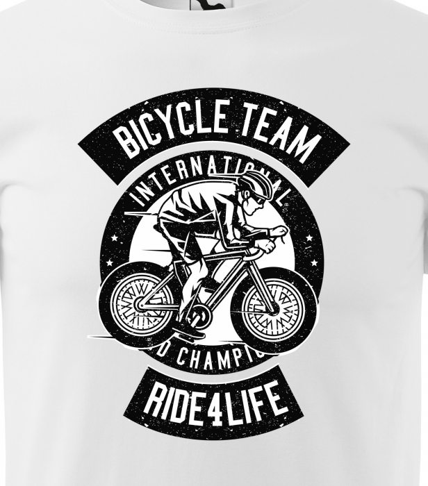Tricou pentru biciclisti pasionati, idee de cadou, Bike Ride for Life [2]