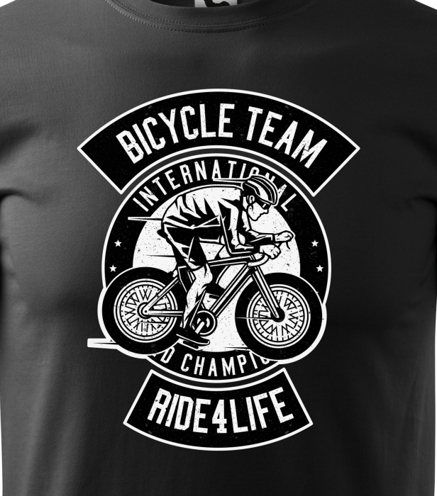 Tricou pentru biciclisti pasionati, idee de cadou, Bike Ride for Life [2]