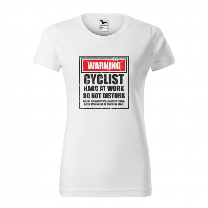 Tricou pentru biciclisti pasionati, idee de cadou, Cyclist Hard Work do Not Disturb [1]
