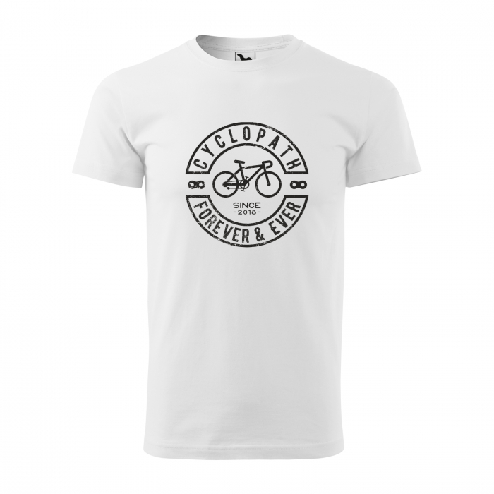 Tricou pentru biciclisti pasionati, idee de cadou, Cyclopath Forever and Ever [1]